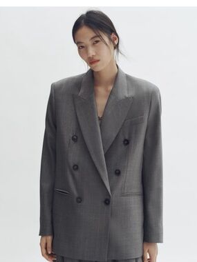 H&M Stella McCartney DOUBLE-BREASTED WOOL BLAZER HM Stella McCartney x H&M S